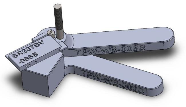 General Assembly of wire bender screenshot, including accessory for the BR 20t Brake Van Project Handrails