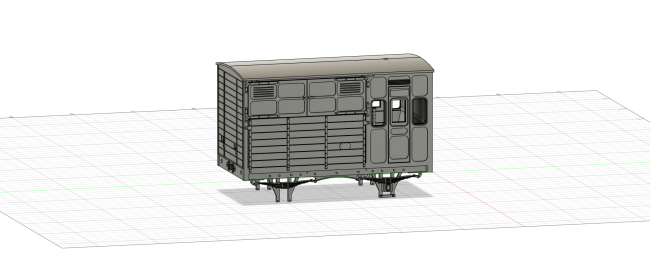 Horsebox with chassis