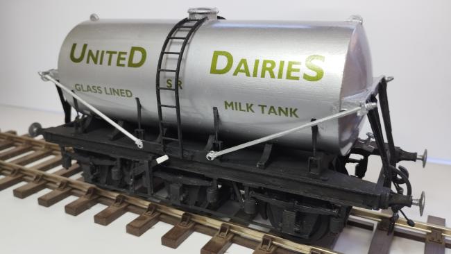 Milk tank wagon