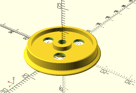 3 Hole wagon wheel