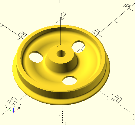 RCH 3 hole pressed steel wagon wheel image