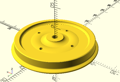 Profiled metal coach wheel as used on BR Mk1 coaches